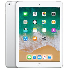 【中古】(良品) au Apple iPad 第6世代 Wi-Fi+Cellular 32GB シルバー MR6P2J/A au版【安心保証90日/赤ロム永久保証】iPad6 本体 アイパッド タブレット