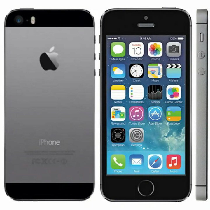 楽天市場】【中古】(並品) au Apple iPhone 5 64GB ブラック ME043J/A 