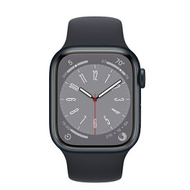 【Apple整備済製品】〈メーカー保証1年〉 Apple Watch Series8 Cellular 41mm ミッドナイト アルミケース スポーツバンド FNHV3ZP/A AW8 本体 アップルウォッチ