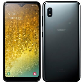 【中古】(良品)〈SIMフリー〉SAMSUNG Galaxy A20 SCV46 32GB ブラック SCV46au版【安心保証90日/赤ロム永久保証】GalaxyA20 本体 Android アンドロイド スマホ