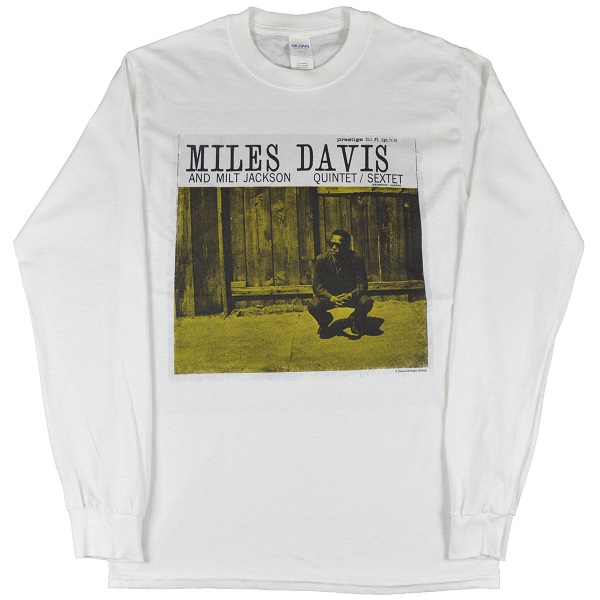 メール便なら送料無料 マイルス デイヴィスのオフィシャルマーチャンダイズ MILES DAVIS 買得 マイルスデイヴィス Milt ロングスリーブ Tシャツ Miles And SALE 98%OFF