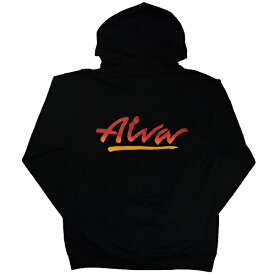 ALVA アルバ OG Logo ZIP フード パーカー BLACK