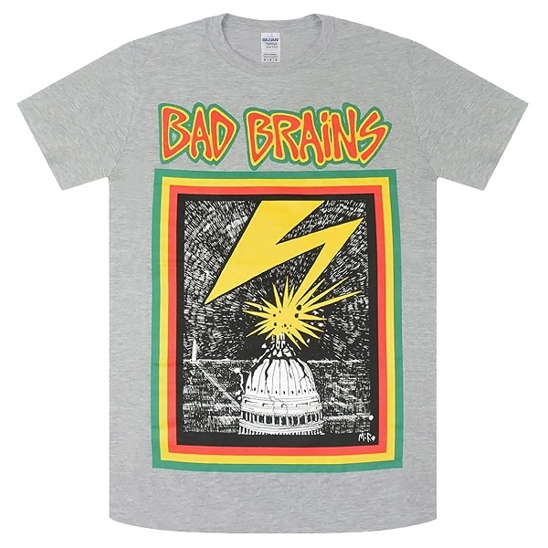 BAD BRAINS バッドブレインズ Capitol Tシャツ GREY