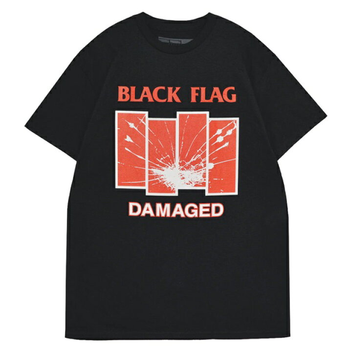 楽天市場】BLACK FLAG ブラックフラッグ Damaged Tシャツ BLACK 