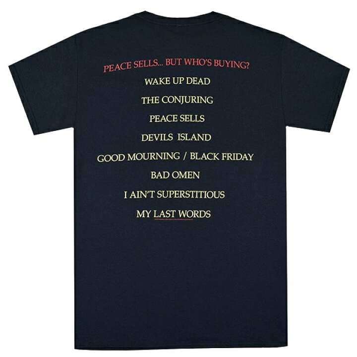 楽天市場】MEGADETH メガデス Peace Sells.. Track List Tシャツ 