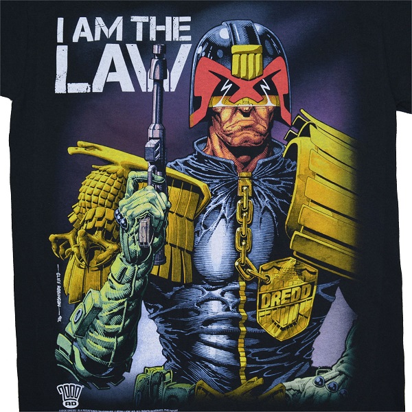 楽天市場】JUDGE DREDD ジャッジドレッド I Am The Law Tシャツ 2