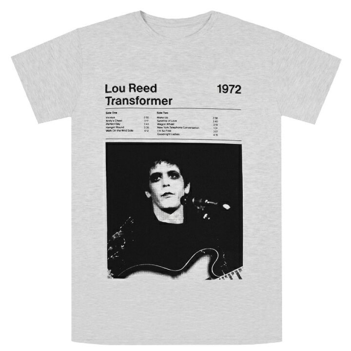 楽天市場】LOU REED ルーリード Transformer Track List Tシャツ  