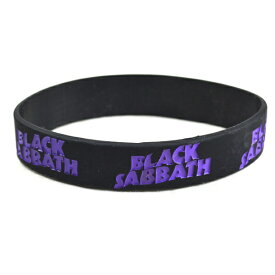 BLACK SABBATH ブラックサバス Logo ラバー リストバンド