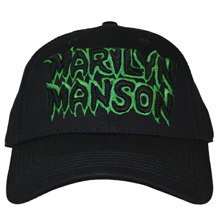 楽天市場 Marilyn Manson マリリンマンソン Logo ベースボールキャップ Tradmode