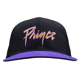 PRINCE プリンス Gold Logo & Symbol スナップバックキャップ