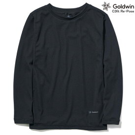 C3fitリカバリーウェアRe-Pose ロングスリーブTシャツ(レディース)ブラック