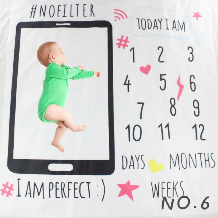 楽天市場 ベビーフォトシーツ フォト シーツ 撮影 写真 ベビー 新生児 多機能 記念写真 寝相 アート 赤ちゃん 月齢 成長記録 可愛い 100cm 100cm 記念日写真用 新生児写真撮影用 撮影道具 寝相アート マット 祝い 背景 誕生日 出産祝い 男の子 女の子 お昼寝アート