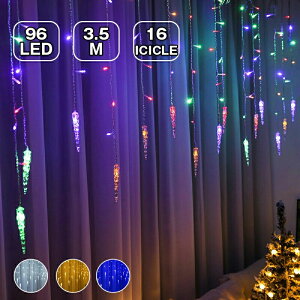 C~l[VCg 2022 J[eCg LED IP44h 3.5m 8ނ̐ؑփ[h 96LEDd F O   킢 d  Vo NX}X/EB/VN//a/j/p