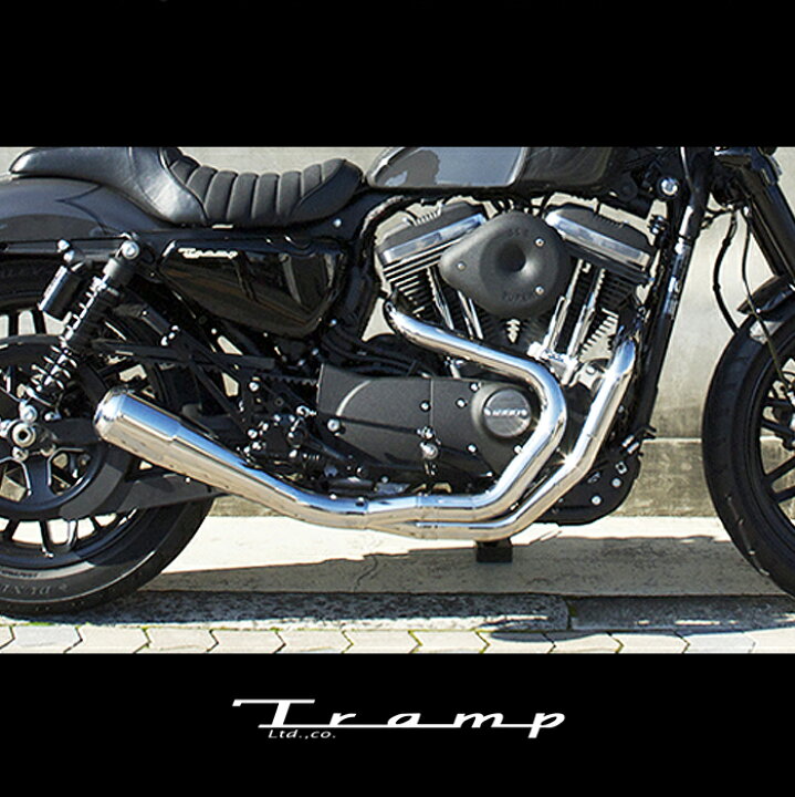 楽天市場】TRAMP CYCLE トランプサイクル マフラー スポーツスター  