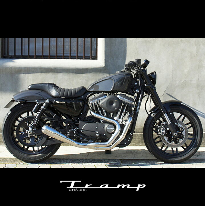 楽天市場】TRAMP CYCLE トランプサイクル マフラー スポーツスター 
