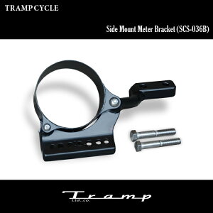 TRAMP CYCLE �g�����v�T�C�N�� XL1200X �E XL1200CX�p�@�T�C�h�}�E���g���[�^�[�u���P�b�g / Side Mount Meter Bracket �u���b�N�^�C�v �n�[���[�_�r�b�h�\�� �ЊO�i�@HARLEY DAVIDSON SCS-036B