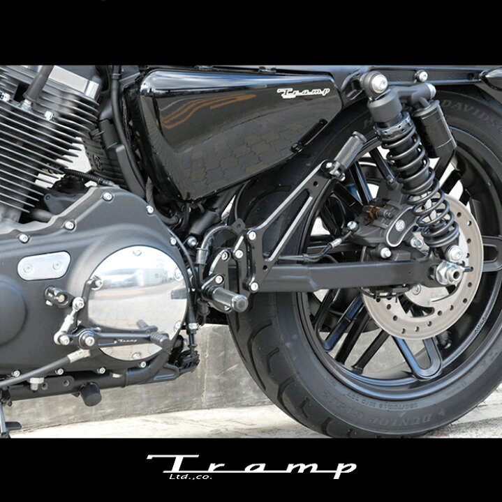 楽天市場】TRAMP CYCLE トランプサイクル バックステップキット 14年 ハーレースポーツスター純正バックステップキット14年〜