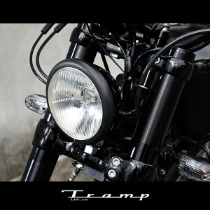 TRAMP CYCLE �g�����v�T�C�N�� /�o�u���g�b�v�^�C�v�@�w�b�h���C�g�����Y �yTB-009�zBubble Top Head Light Lens /�V���x�� �X�|�[�c�X�^�[XL FX�n/ �n�[���[�_�r�b�h�\�� �ЊO�iHARLEY DAVIDSON