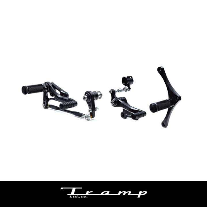 楽天市場】TRAMP CYCLE トランプサイクル バックステップキット Silver 