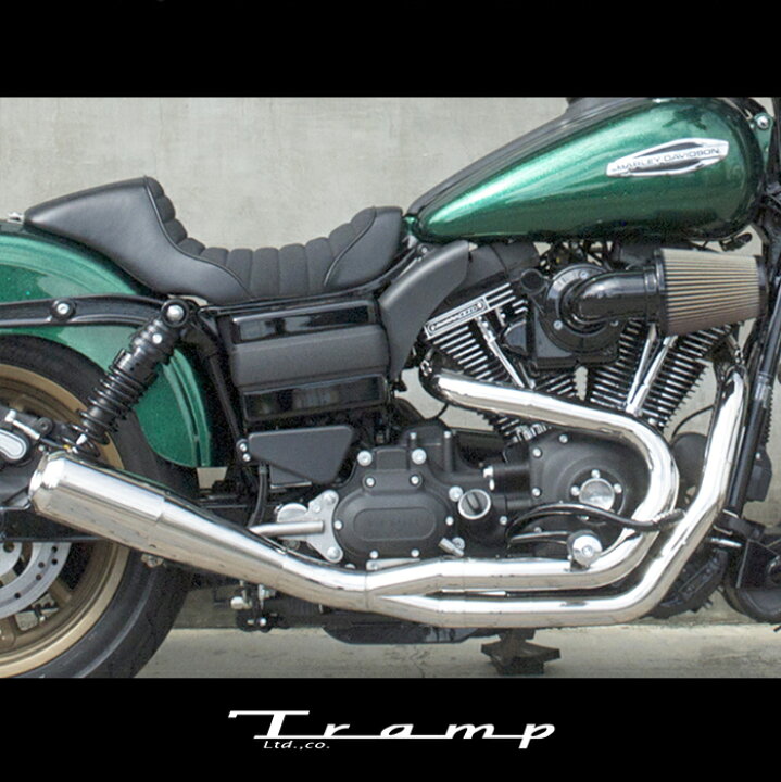 楽天市場】TRAMP CYCLE トランプサイクル マフラー 12〜17年用 DYNA 