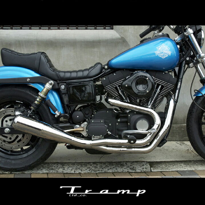 楽天市場】TRAMP CYCLE トランプサイクル マフラー 12〜17年用 DYNA 