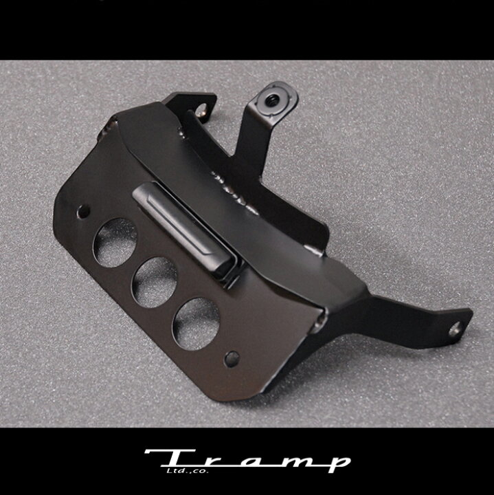 TRAMP CYCLE トランプサイクル XL1200CX(純正ショートリアフェンダー)ライセンスブラケットwithビルトインテール リフレクター付きタイプ ランプカラー:スモーク/ License bracket with Built-in tail Ramp Color :SMOKE ハーレーダビッドソン SCS-048S-A ... CONTOUR リアブレーキペダル ブラック 2014年以降ツーリング トライク◆ハーレー◆