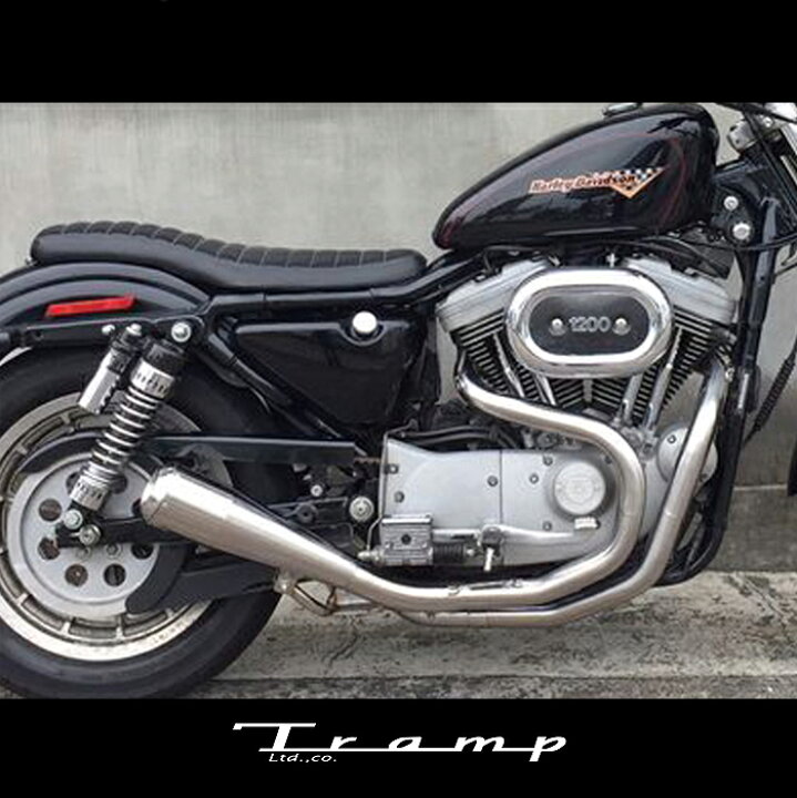 楽天市場】TRAMP CYCLE トランプサイクル マフラー スポーツスター EVO 