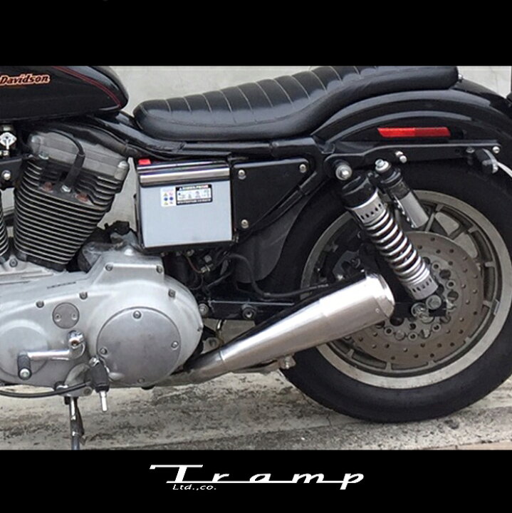 楽天市場】TRAMP CYCLE トランプサイクル マフラー スポーツスター EVO 