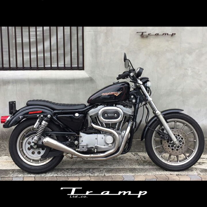 楽天市場】TRAMP CYCLE トランプサイクル マフラー スポーツスター EVO 