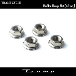 TRAMP CYCLE / gvTCN TOT-002 }t[tWibg(4RZbg) X|[cX^[A_CiAXR Muffler Flange Nut (4P set) n[[_rbh\ ЊOi@HARLEY DAVIDSON