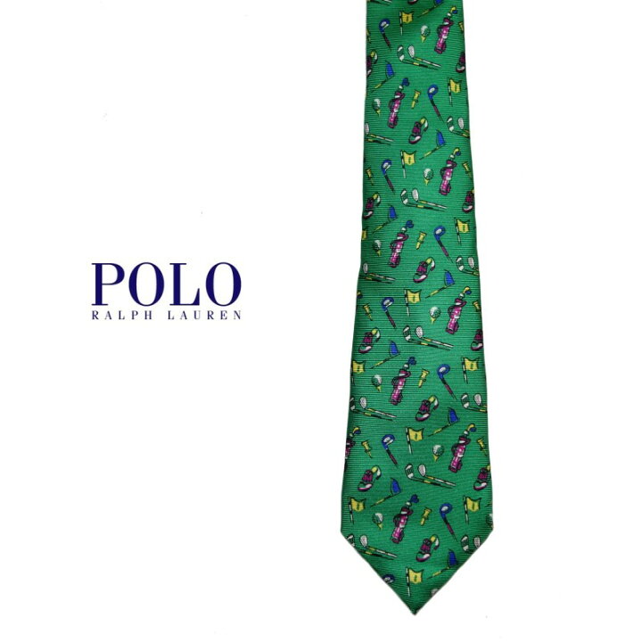 楽天市場】Polo Ralph Lauren ゴルフ柄ネクタイ ポロラルフローレン 
