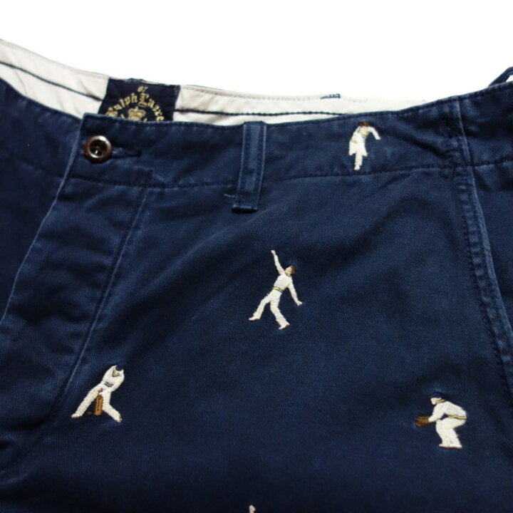 楽天市場】Polo Ralph Lauren クリケット刺繍総柄ショーツ ポロラルフ 