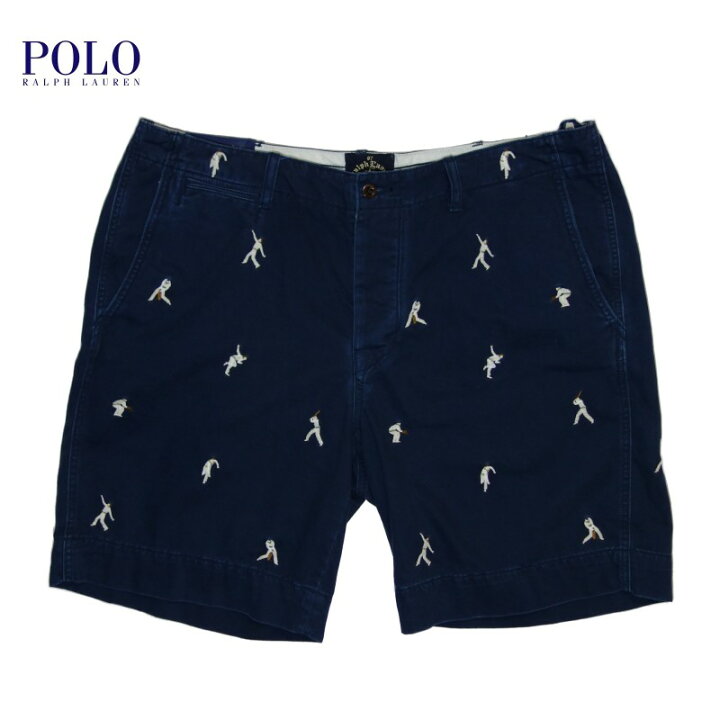 楽天市場】Polo Ralph Lauren クリケット刺繍総柄ショーツ ポロラルフ 