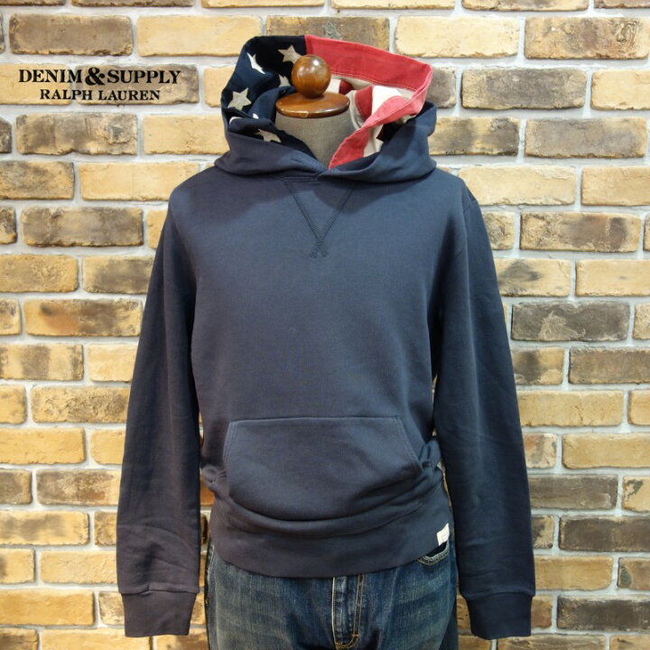 楽天市場】DENIM&SUPPLY RALPH LAUREN 星条旗ダブルフードパーカー 