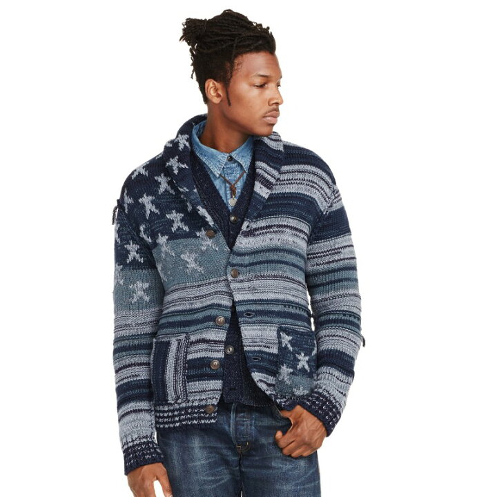 楽天市場】DENIM&SUPPLY RALPH LAUREN 星条旗コットンカーディガン 
