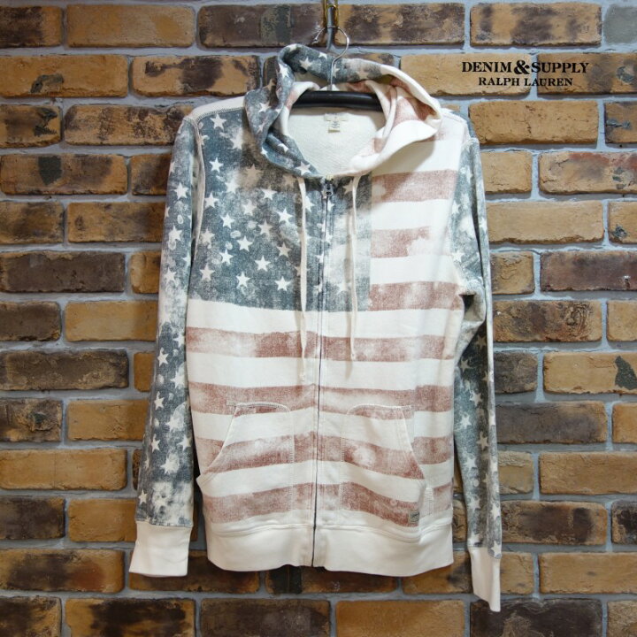 楽天市場】Denim&Supply Ralph Lauren 星条旗フルジップパーカー 