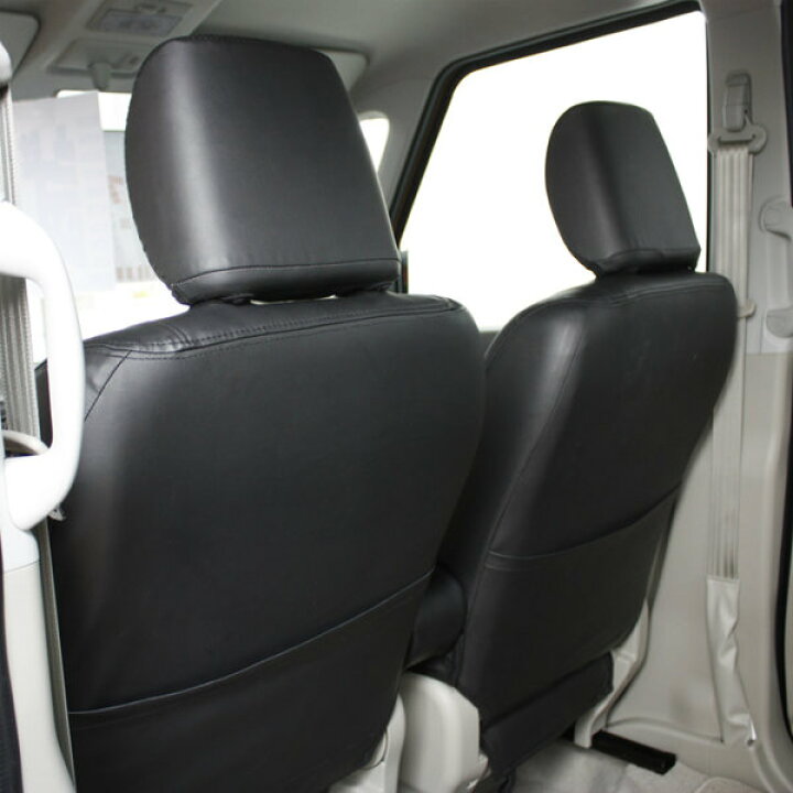 楽天市場】ルークス シートカバー フェイクレザー ブラック ML21S 専用 