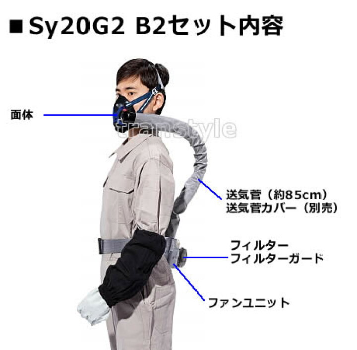 17010円 全ての 重松 半面電動ファン付きマスク