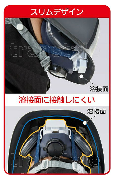 楽天市場】重松 電動ファン付き呼吸用保護具 Sy28R 防じんマスク 電池 