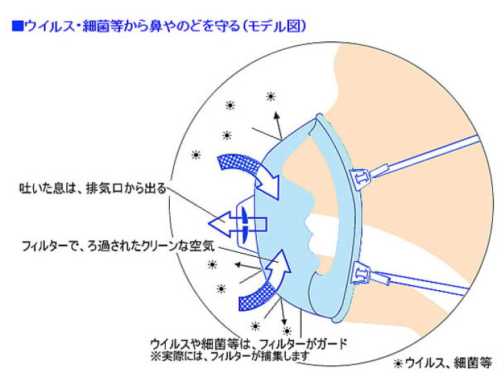 楽天市場】子供用感染症対策マスク 興研 ハイラックNeoかからんぞKIDS 