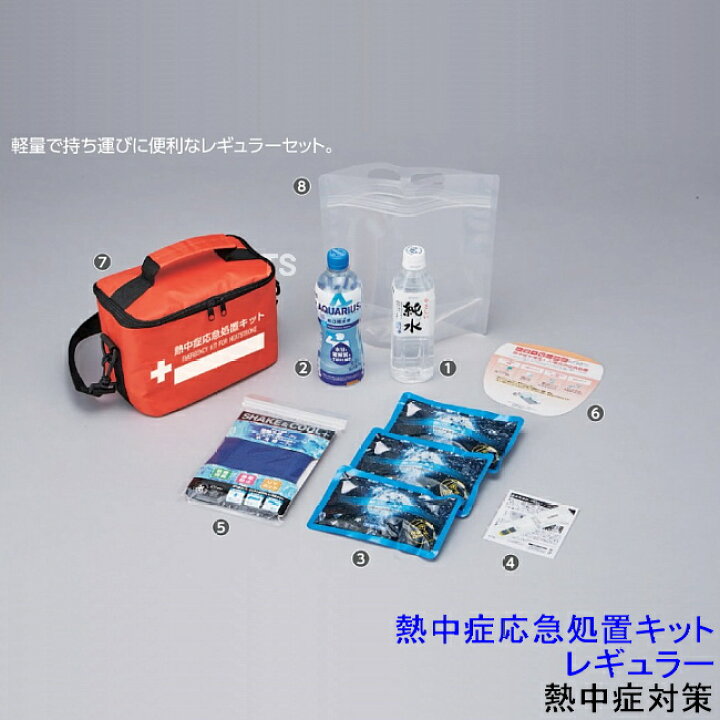 楽天市場】熱中症対策 熱中症応急処置キット レギュラー (375904 