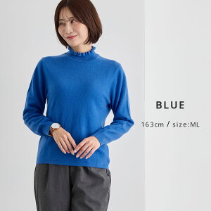 PLATINUM mei-mei�i�v���`�i ���C���C�j �J�V�~�� 100% �V���v�� �^�[�g���l�b�N �Z�[�^�[ / S ML 42 / �u���b�N �O���[ �u���[ �s���N / ���f�B�[�X ���� �J�V�~�A �J�W���A�� �t�H�[�}�� �t�����l�b