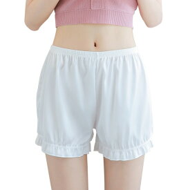 【2枚セット】ペチコート ペチパンツ インナーパンツ ペチコート 透け防止 レディース シンプル フリーサイズ ルームウエア ナチュラル レディース インナー 透けない 大きいサイズ 春 夏 春夏 ミニ丈 ゆったり 透け防止 部屋着 ヨガ インナーパンツ ウエストゴム