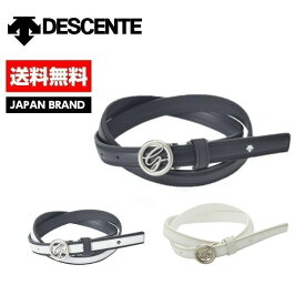 DESCENTE GOLF デサント ゴルフ レディース ベルト DGCSJH00 ヌバック 合成皮革 ロゴ バックル 高級感【お宝】