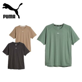 【1日ポイント7倍】PUMA プーマ メンズ RUN SS Tシャツ 524522 吸水速乾 レギュラーフィット 半袖 クルーネック ヨガ ピラティス スポーツ【お宝】