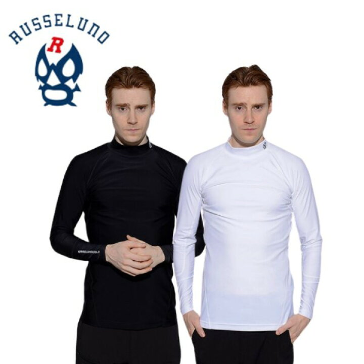 楽天市場】ラッセルノ ゴルフ Russeluno メンズ L/S MOCK NECK UNDER 