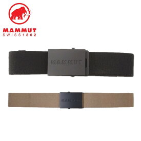 24春夏 MAMMUT マムート メンズ レディース (ユニセックス) Mammut Logo Belt 1192-00141 ベルト アウトドア キャンプ 登山