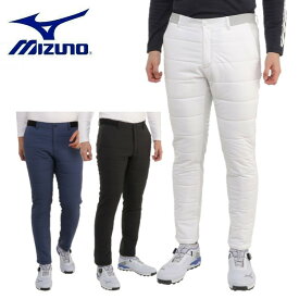 【25日限定抽選で100%Pバック+エントリーで5倍】MIZUNO ミズノ メンズ 【発熱素材】ブレスサーモストレッチヒーロー中綿ハイブリッドパンツ E2MFA505 ストレッチ素材 スリムシルエット 保温 防寒 防風性【お宝】