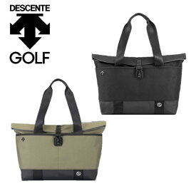 DESCENTE GOLF デサント ゴルフ メンズ 【DSG】 ボストンバッグ(トートバッグ) DQBWJA02 ロールトップ FIDROCK シューズポケット 合成皮革 普段使い ギフト プレゼント