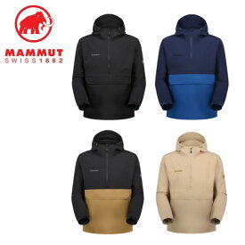 【23日20:00～マラソンエントリーでP5倍】24春夏 MAMMUT マムート メンズ レディース (ユニセックス) Hiking WB Hooded Anorak AF 1012-00730 長袖 パーカー ヤッケ アノラック アウトドア 登山キャンプ